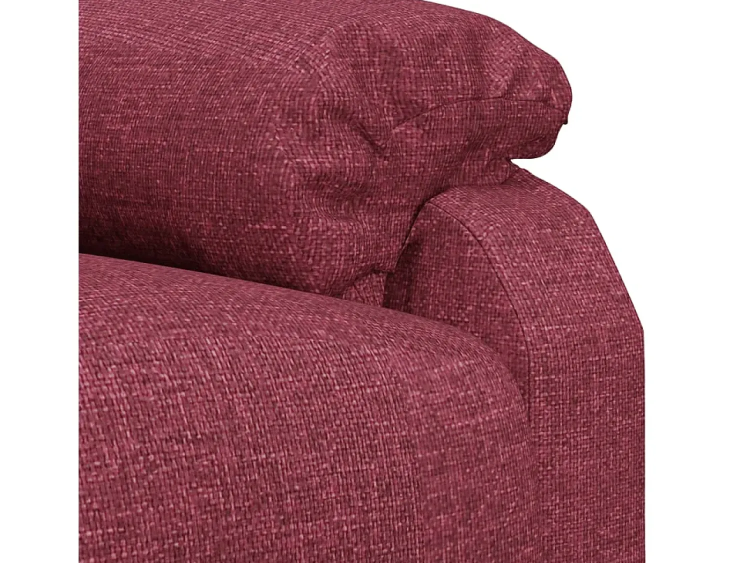 Poltrona| Poltrona elétrica reclinável tecido tinto SHL541821 Vermelho