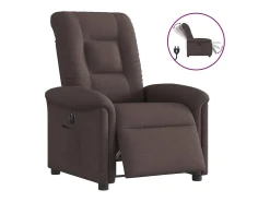 Poltrona elétrica reclinável tecido -escuro SHL855089^ Poltrona