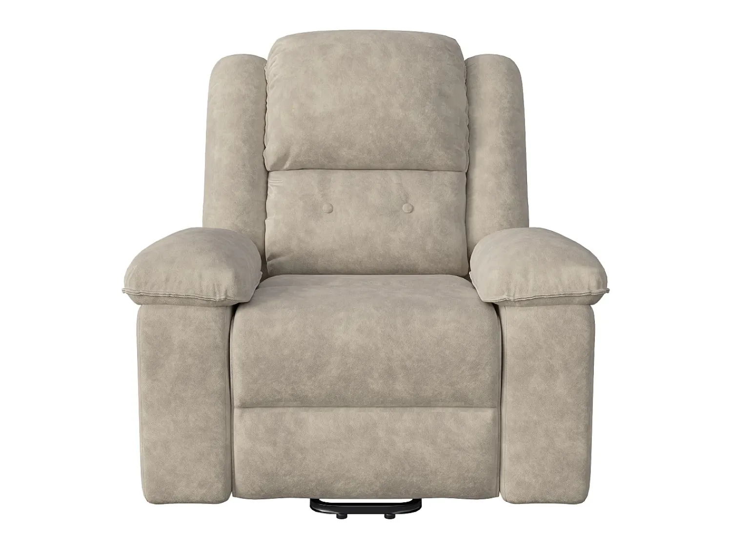 Poltrona* Poltrona elétrica reclinável 160° com controle remoto, massagem de 8 pontos + massagem lombar de 2 pontos, couro PU, marrom Castanho