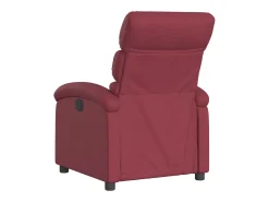 Sale Poltrona elétrica reclinável tecido tinto SHL934850 Vermelho
