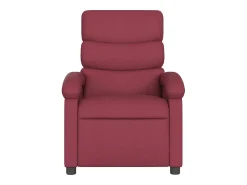 Sale Poltrona elétrica reclinável tecido tinto SHL934850 Vermelho