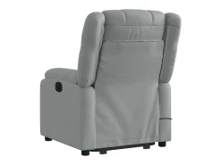 Poltrona| Poltrona elétrica reclinável massagens tecido -claro SHL234984 Cinzento