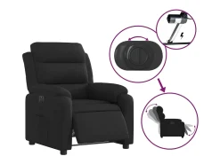 Poltrona* Poltrona elétrica reclinável tecido SHL941635 Preto