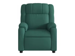Best vidaxl Poltrona elétrica reclinável tecido -escuro Verde