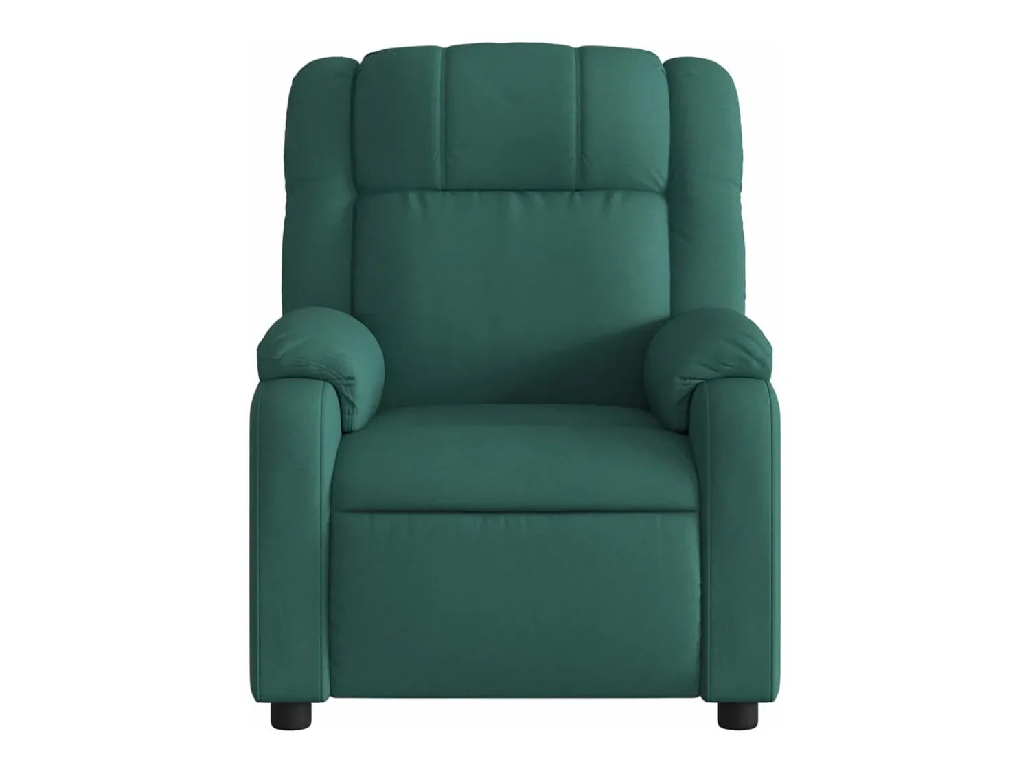 Best vidaxl Poltrona elétrica reclinável tecido -escuro Verde