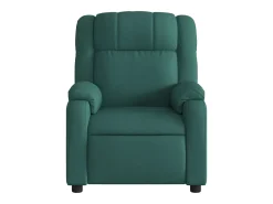 Best vidaxl Poltrona elétrica reclinável tecido -escuro Verde