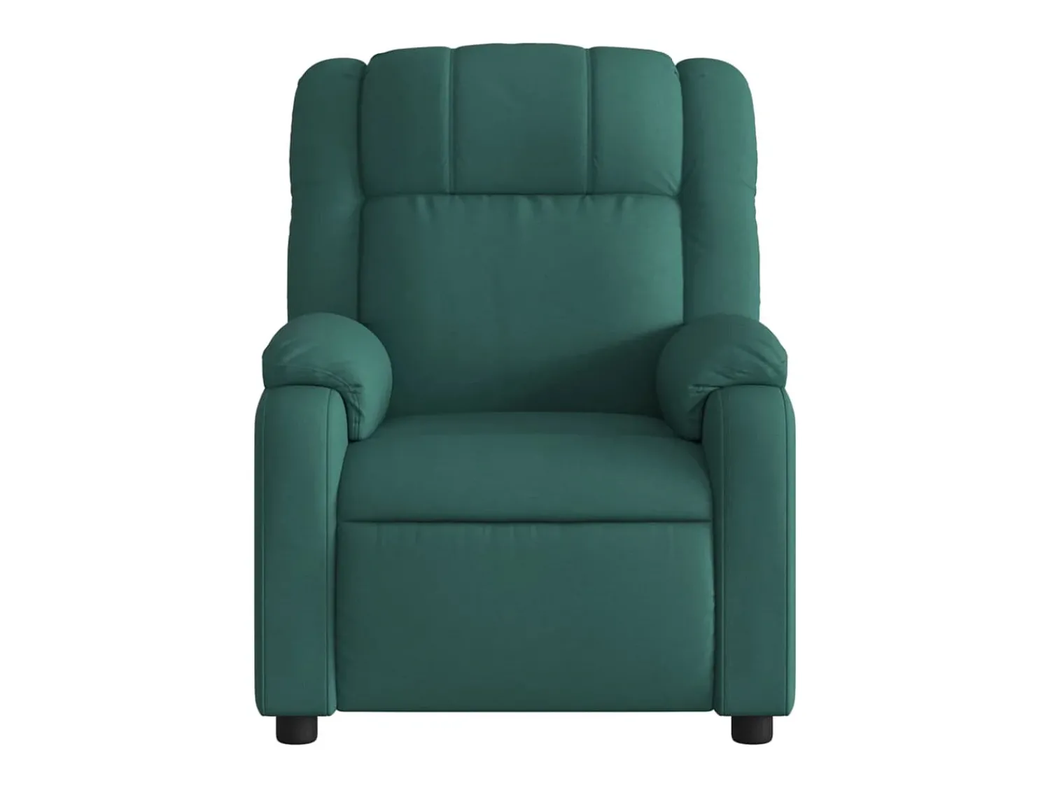 Best vidaxl Poltrona elétrica reclinável tecido -escuro Verde