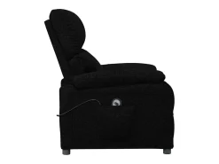 Poltrona| Poltrona elétrica reclinável tecido SHL728583 Preto