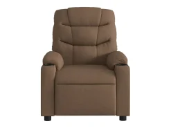 Poltrona* Poltrona elétrica reclinável tecido SHL122717 Castanho