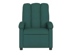Poltrona*vidaxl Poltrona elétrica reclinável tecido -escuro Verde