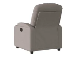 Poltrona elétrica reclinável tecido cinzento-acastanhado SHL845750 Taupe