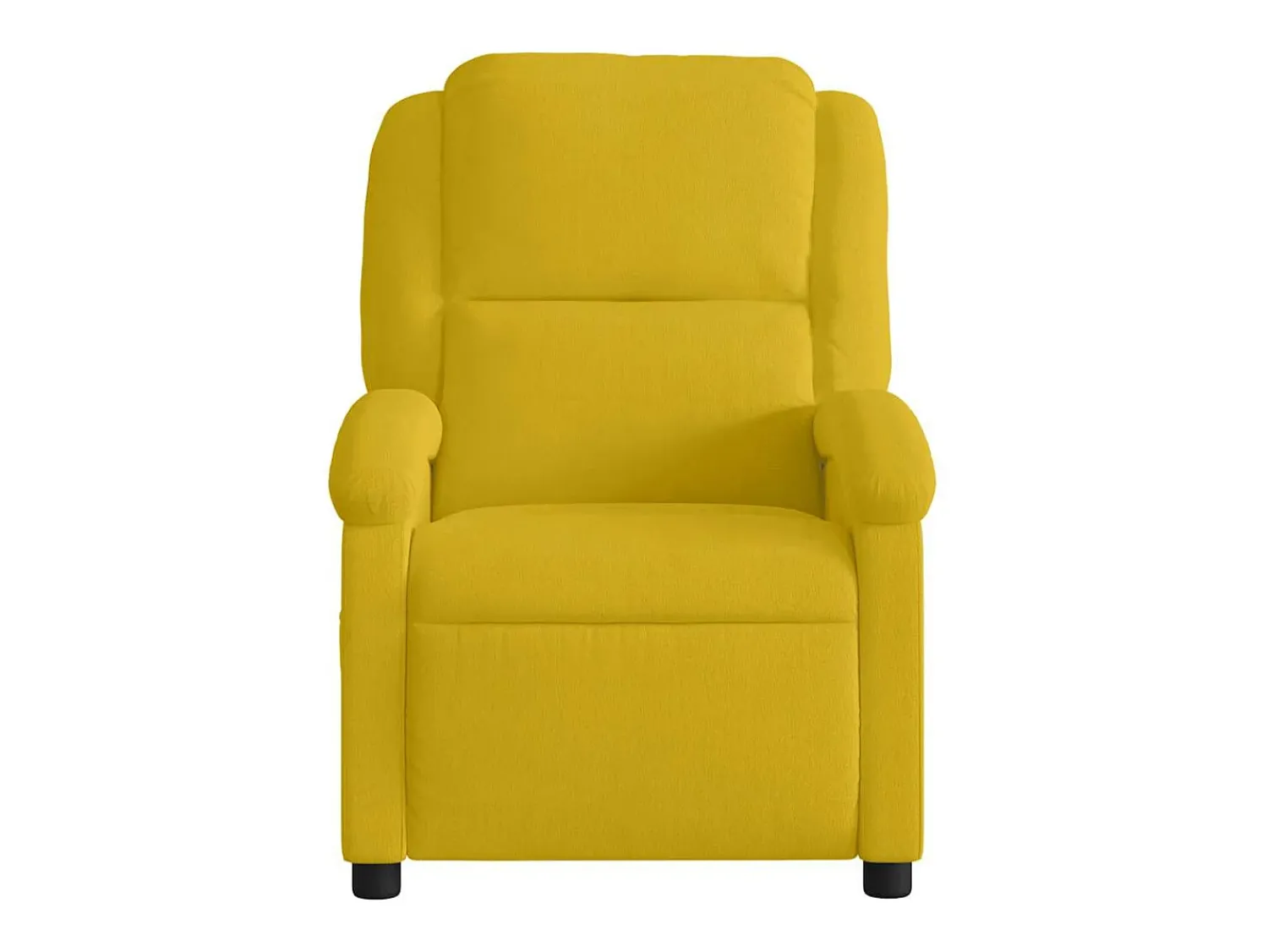 Poltrona*vidaxl Poltrona elétrica reclinável veludo Amarelo