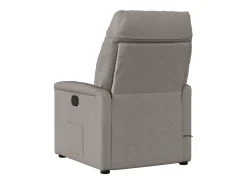 Poltrona* Poltrona elétrica reclinável tecido cinzento-acastanhado SHL311553 Taupe