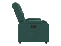 Poltrona| Poltrona elétrica reclinável tecido verde-escuro SHL507041 Verde pinho