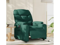 Poltrona| Poltrona elétrica reclinável tecido verde-escuro SHL507041 Verde pinho