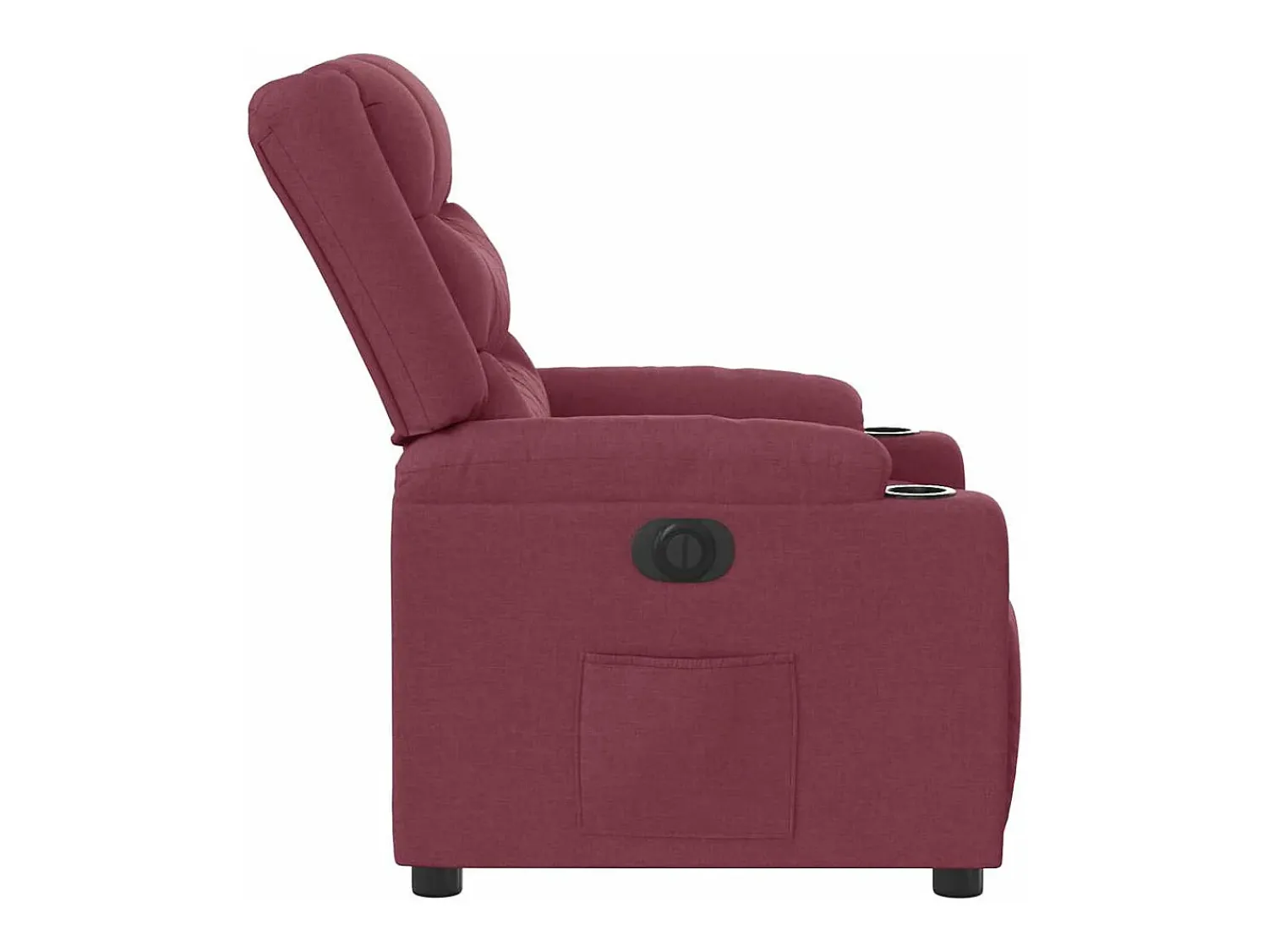 Poltrona| Poltrona elétrica reclinável tecido tinto SHL600196 Vermelho
