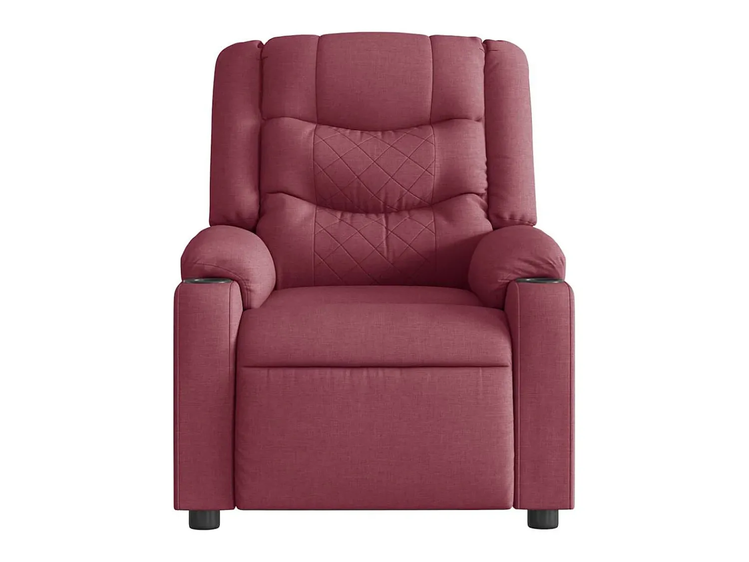 Poltrona| Poltrona elétrica reclinável tecido tinto SHL600196 Vermelho