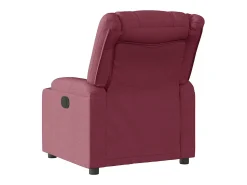 Poltrona| Poltrona elétrica reclinável tecido tinto SHL600196 Vermelho