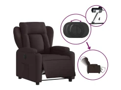 Poltrona* Poltrona elétrica reclinável tecido -escuro SHL176241 Castanho