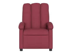 Hot Poltrona elétrica reclinável tecido tinto SHL264987 Vermelho