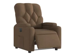 Poltrona* Poltrona elétrica reclinável tecido SHL815201 Castanho