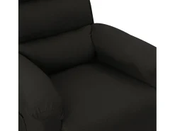 Poltrona*vidaxl Poltrona elétrica reclinável tecido Preto