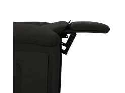 Poltrona*vidaxl Poltrona elétrica reclinável tecido Preto