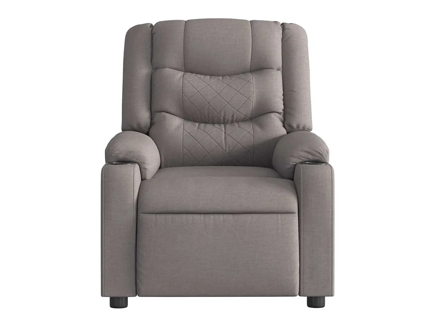 Poltrona| Poltrona elétrica reclinável tecido cinzento-acastanhado SHL83697 Taupe