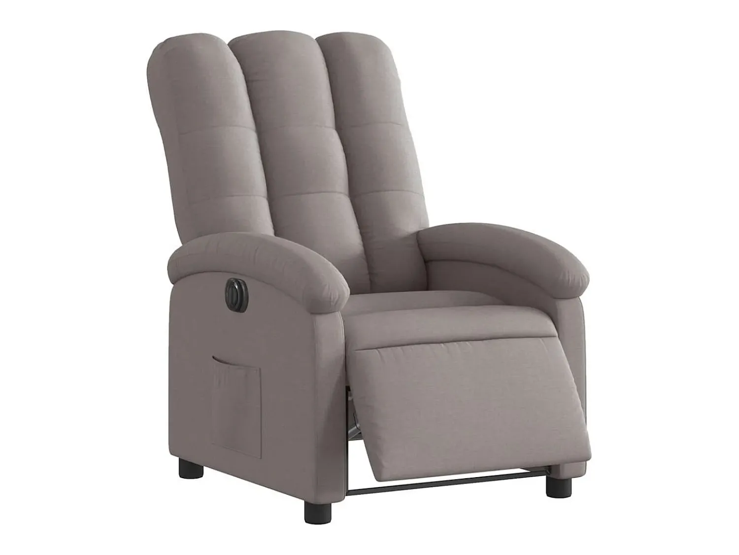 Poltrona* Poltrona elétrica reclinável tecido cinzento-acastanhado SHL535074 Taupe