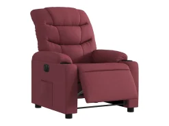 Poltrona| Poltrona elétrica reclinável tecido tinto SHL265763 Vermelho