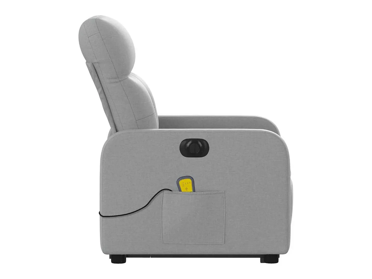 Poltrona| Poltrona elétrica reclinável massagens tecido -claro SHL371039 Cinzento