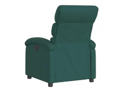 vidaxl Poltrona elétrica reclinável tecido -escuro^ Poltrona