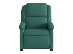 Poltrona elétrica reclinável tecido verde-escuro SHL481693^ Poltrona