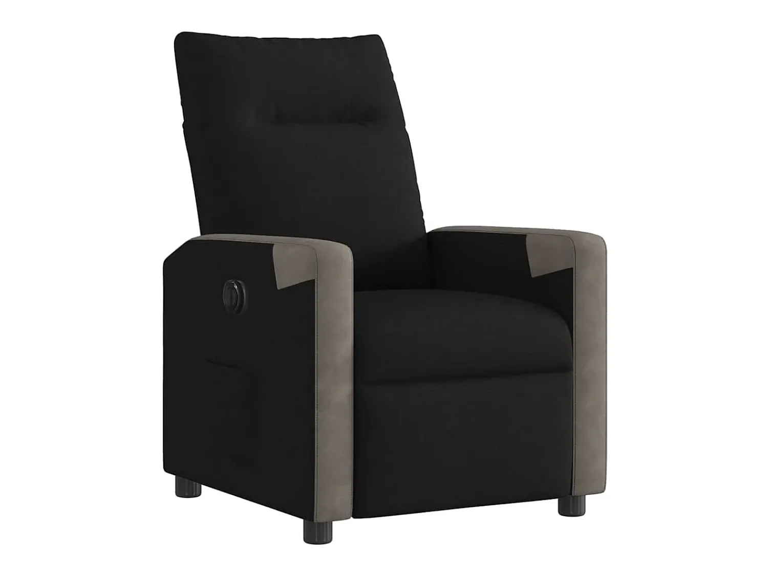 Poltrona* Poltrona elétrica reclinável tecido SHL743891 Preto