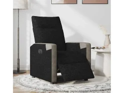 Poltrona* Poltrona elétrica reclinável tecido SHL743891 Preto