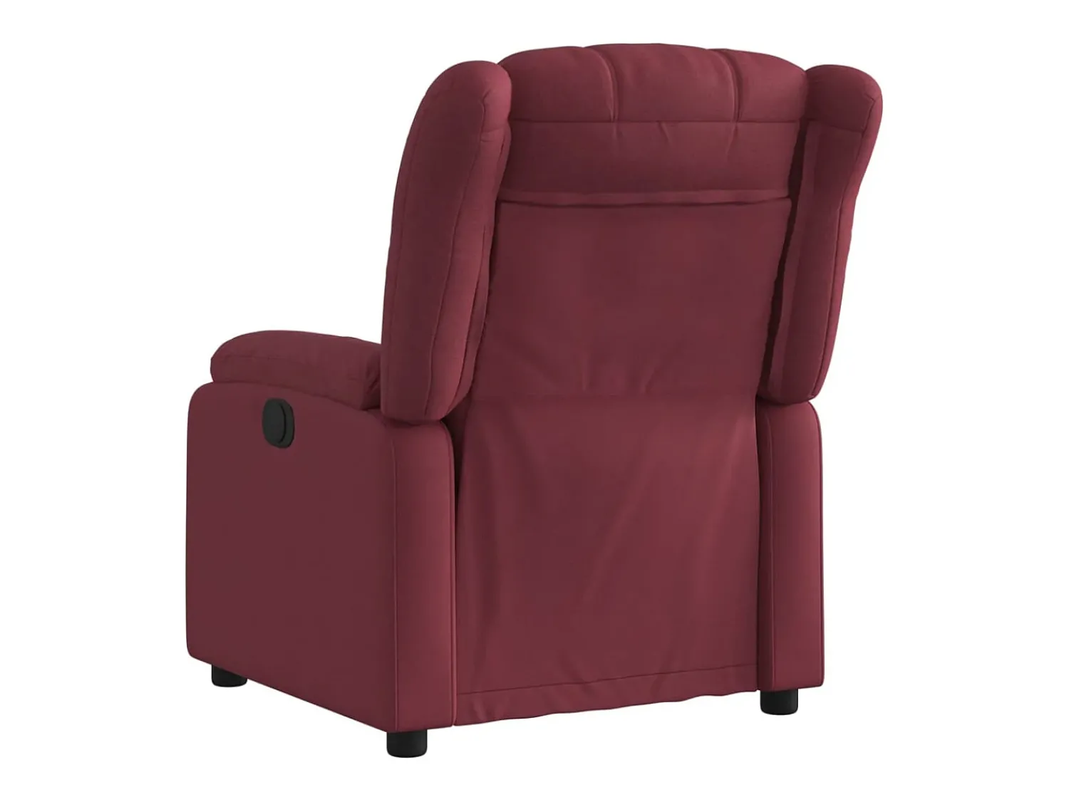 Poltrona*vidaxl Poltrona elétrica reclinável tecido tinto Vermelho