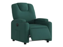 Poltrona| Poltrona elétrica reclinável tecido verde-escuro SHL44118 Verde pinho