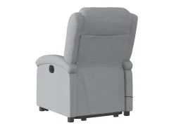 Poltrona* Poltrona elétrica reclinável massagens tecido -claro SHL279381 Cinzento