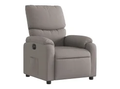 Sale Poltrona elétrica reclinável tecido cinzento-acastanhado SHL81053 Taupe