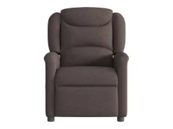 Poltrona| Poltrona elétrica reclinável tecido -escuro SHL516498 Castanho