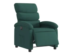 Poltrona* Poltrona elétrica reclinável tecido verde-escuro SHL420849 Verde pinho