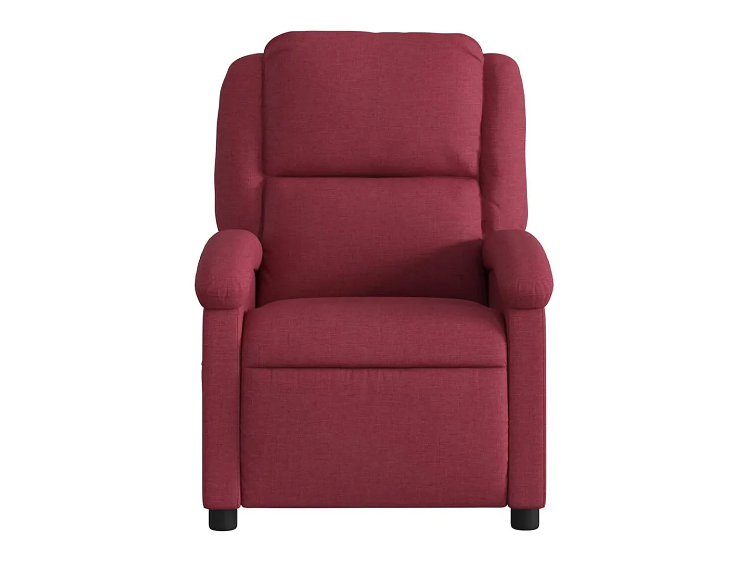 Poltrona| Poltrona elétrica reclinável tecido tinto SHL587077 Vermelho