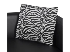 Outlet Poltrona em couro artificial PT251501 Preto