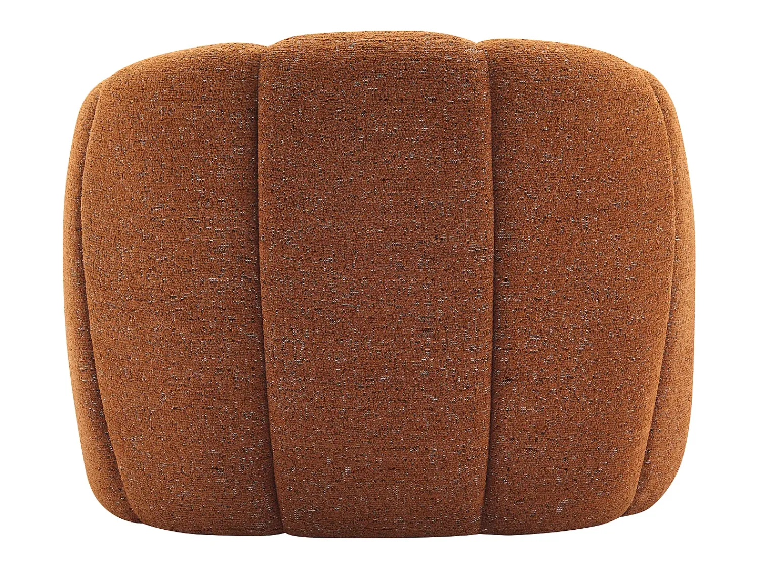 Poltrona*Vente-unique Poltrona em forma de concha em tecido chenille DELIPO Terracota