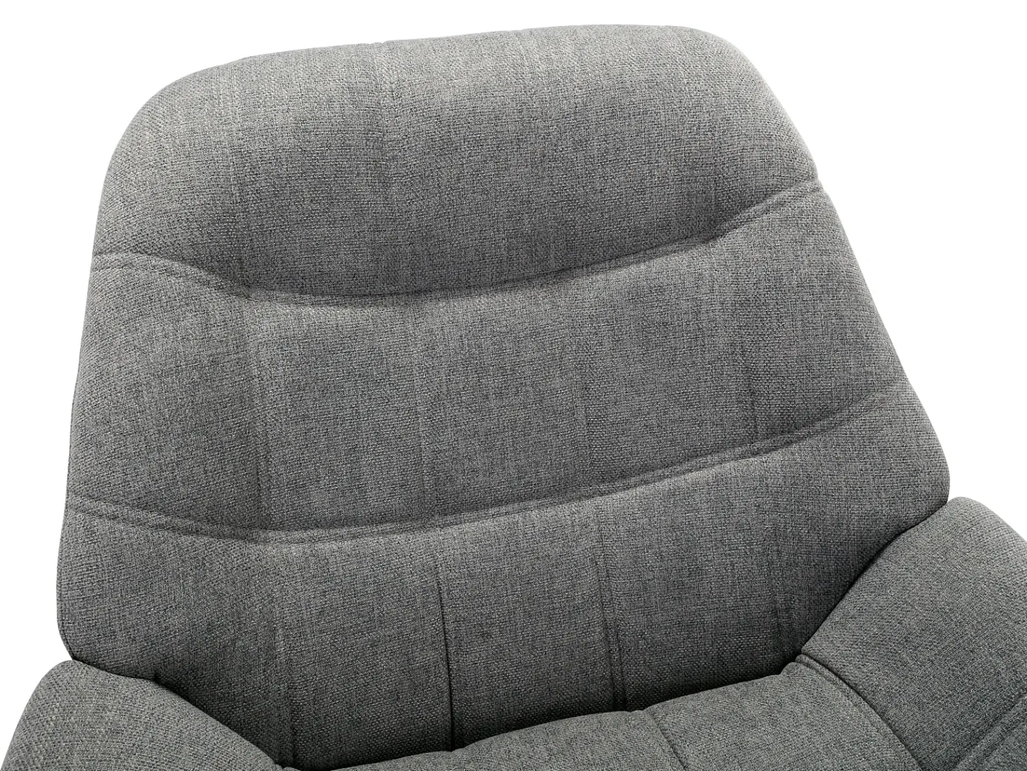 Online Vente-unique Poltrona em tecido cinza estilo escandinavo capitonê LUOSTO Cinzento