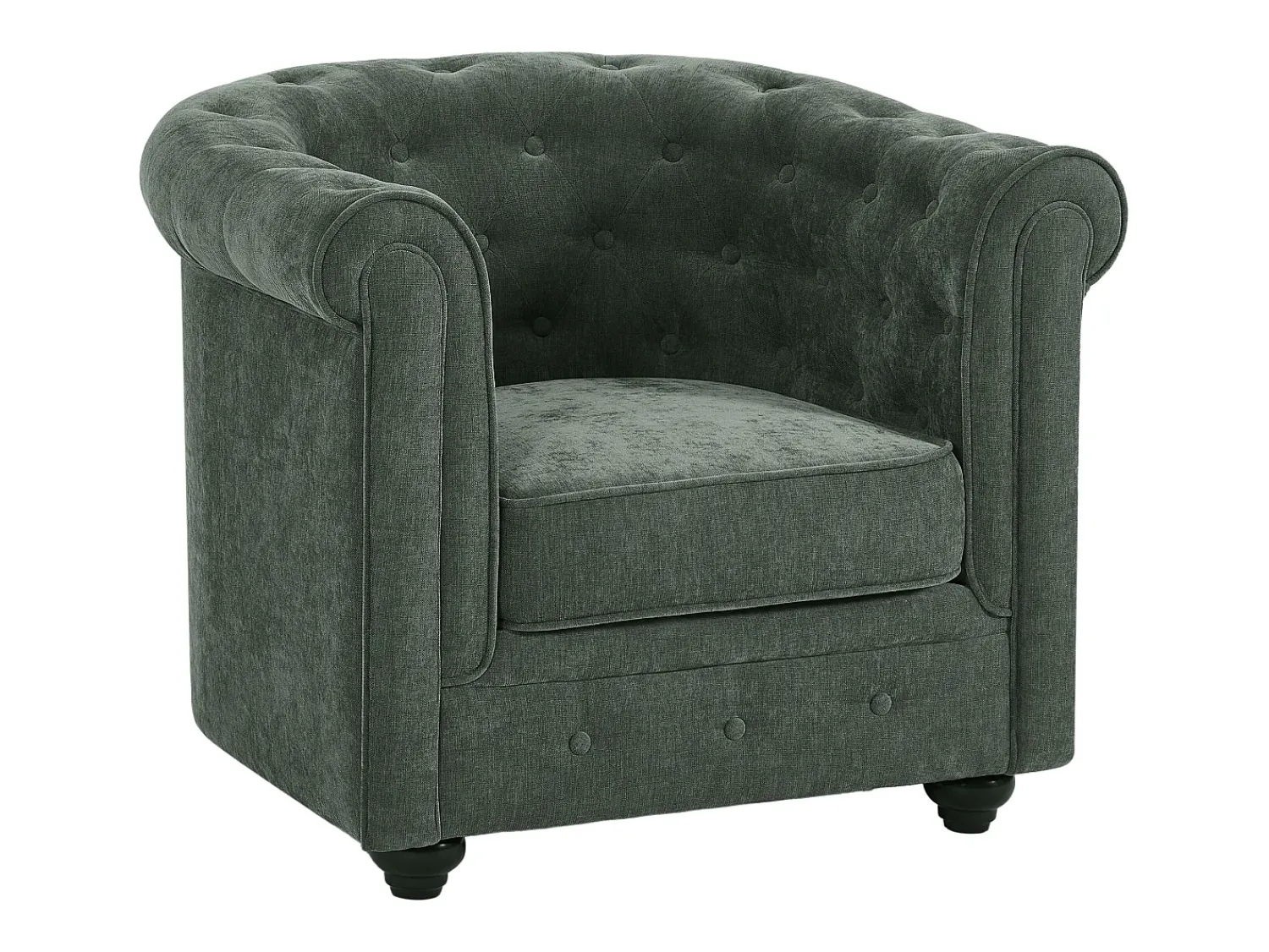 Vente-unique Poltrona em tecido cor forma mítica CHESTERFIELD^ Poltrona