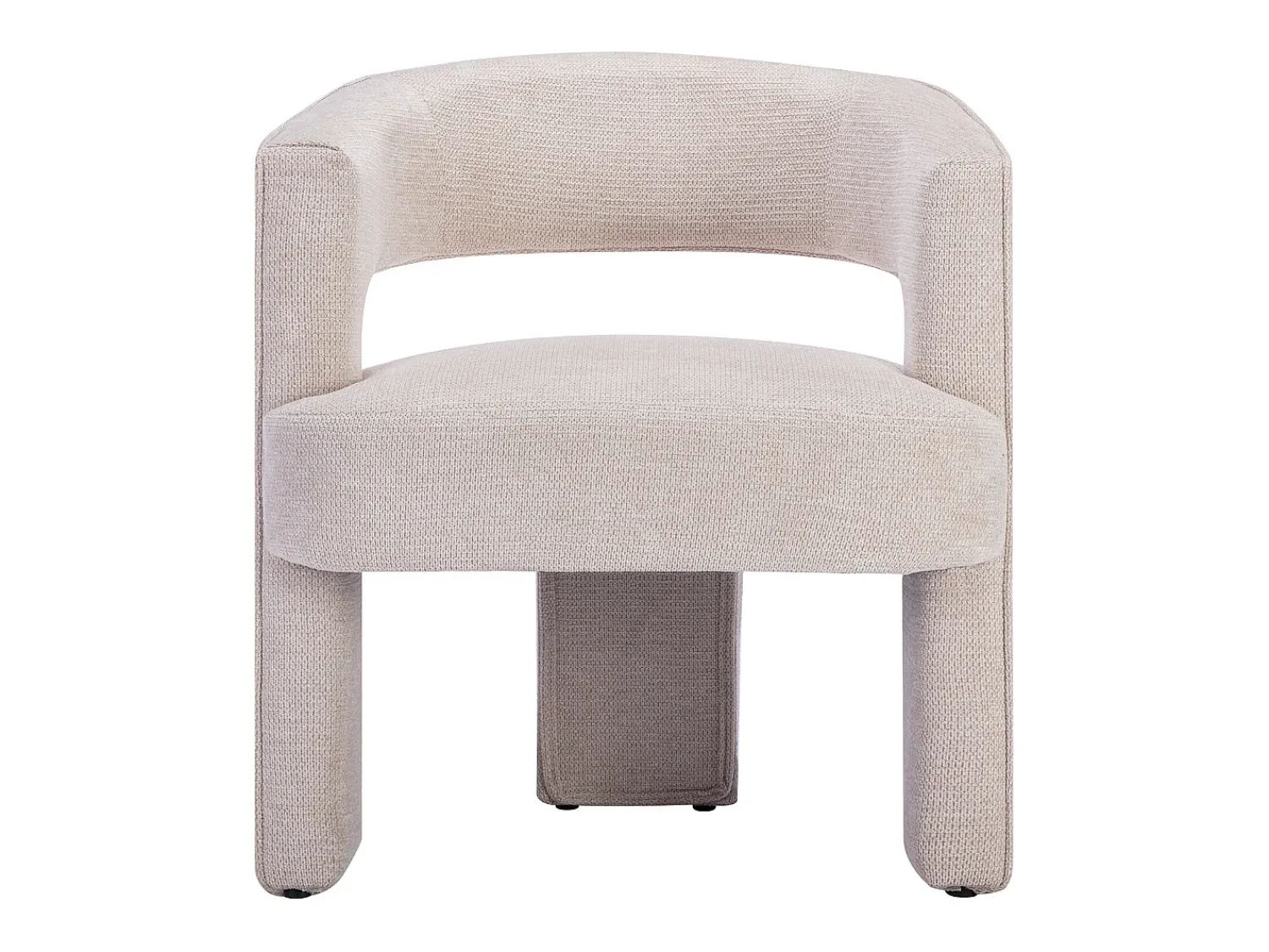 Poltrona*Vente-unique Poltrona em tecido texturizado cor - FONTANOVA Bege