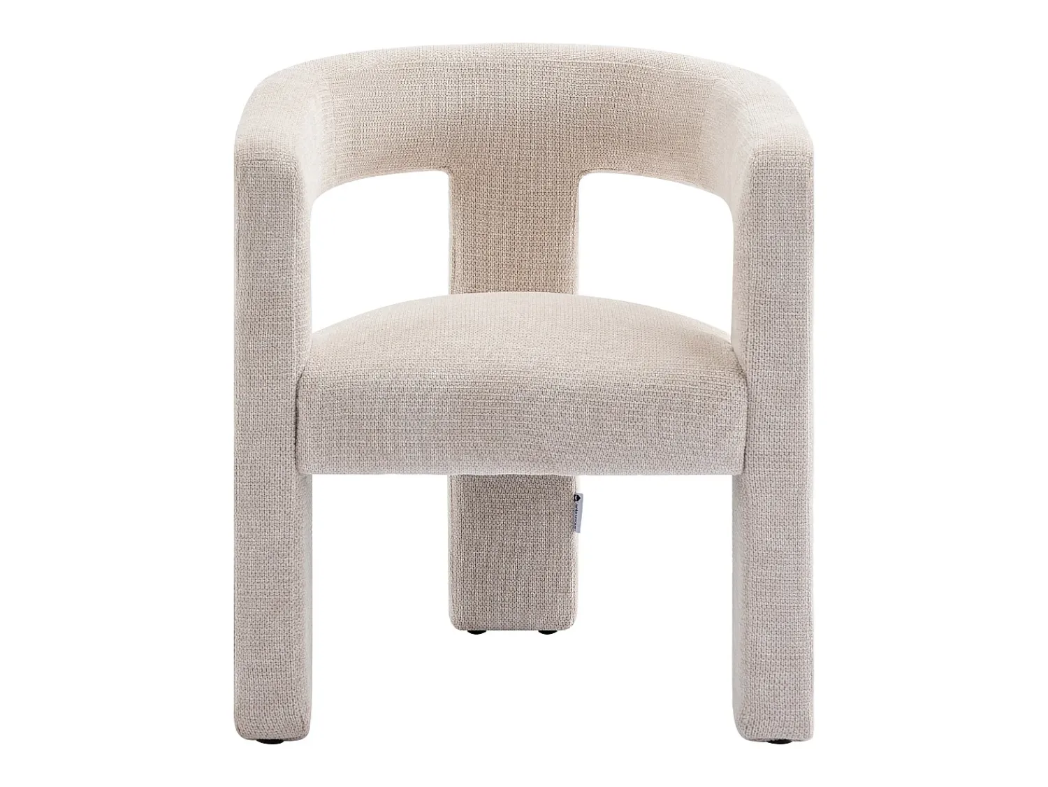 Vente-unique Poltrona em tecido texturizado estilo design FAVINA^ Poltrona