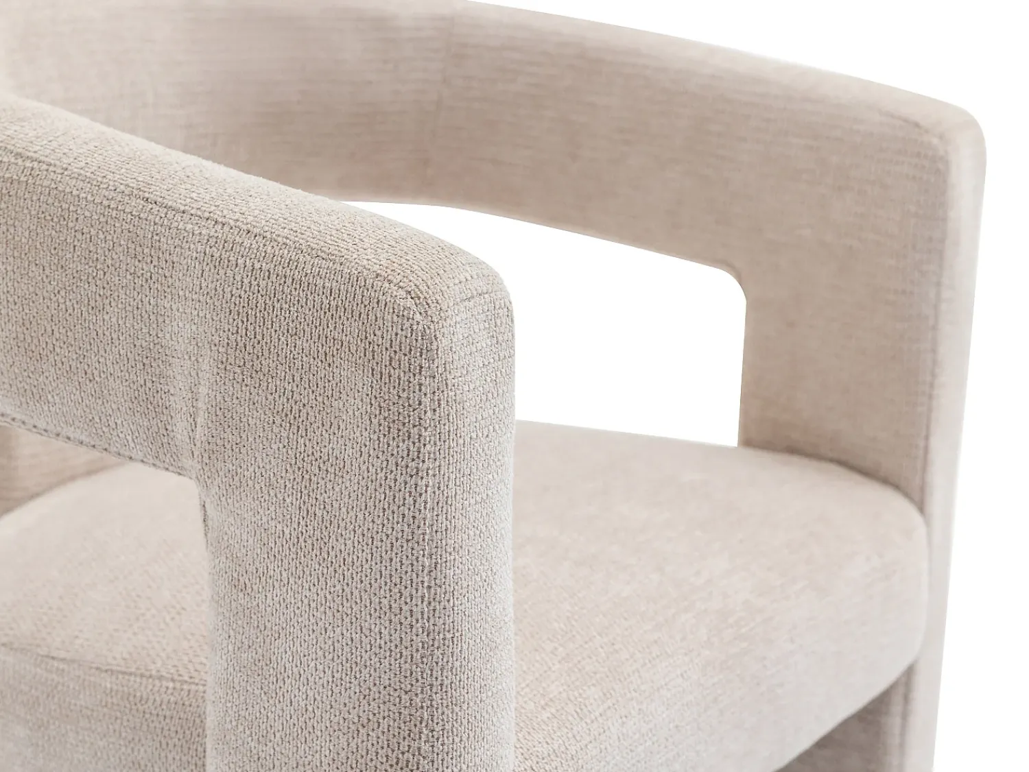 Vente-unique Poltrona em tecido texturizado estilo design FAVINA^ Poltrona