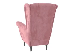 Discount vidaxl Poltrona em veludo cor-de- Rosa